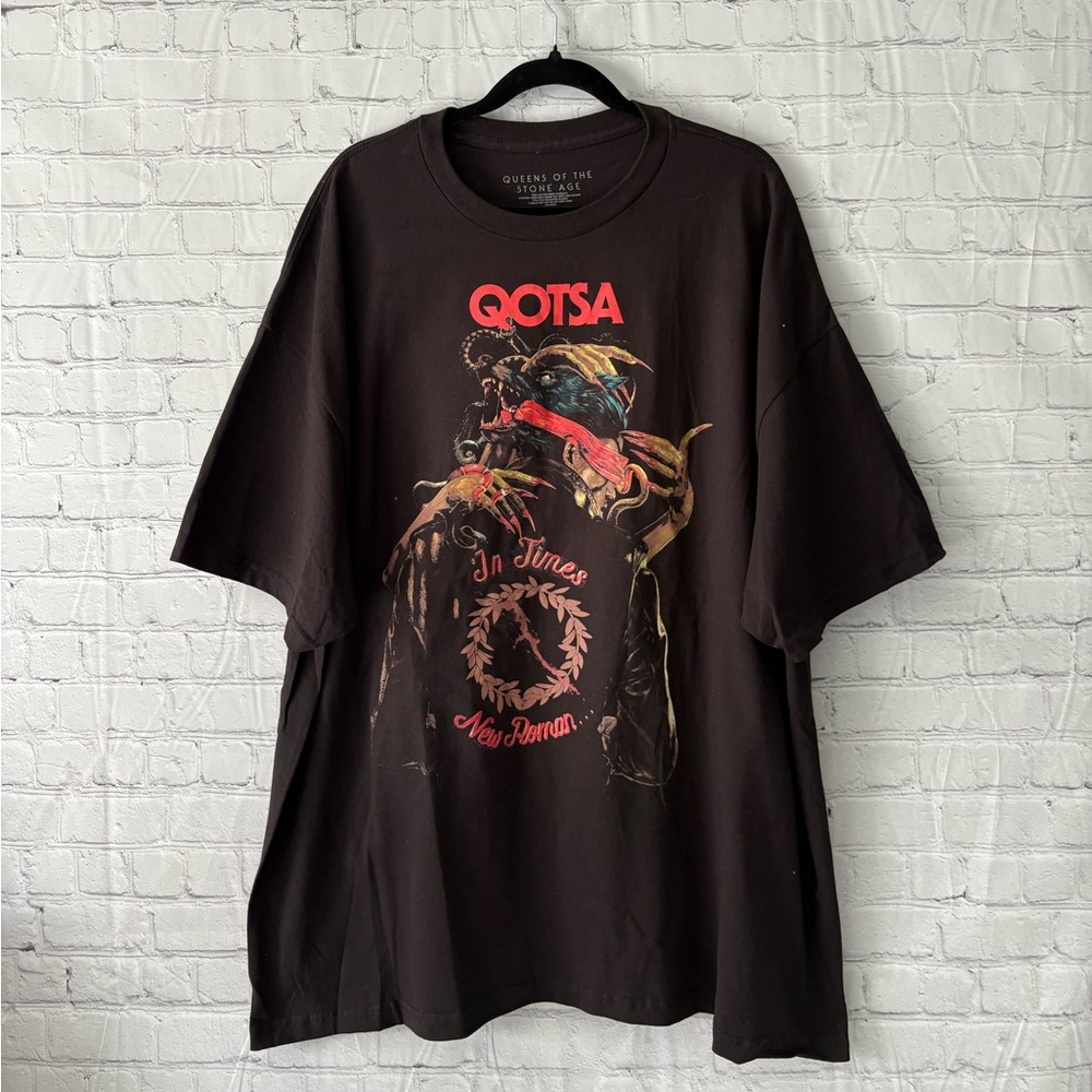 Queens of the Stone Age Tour Double Sided The End is Nero T- shirt 3XL